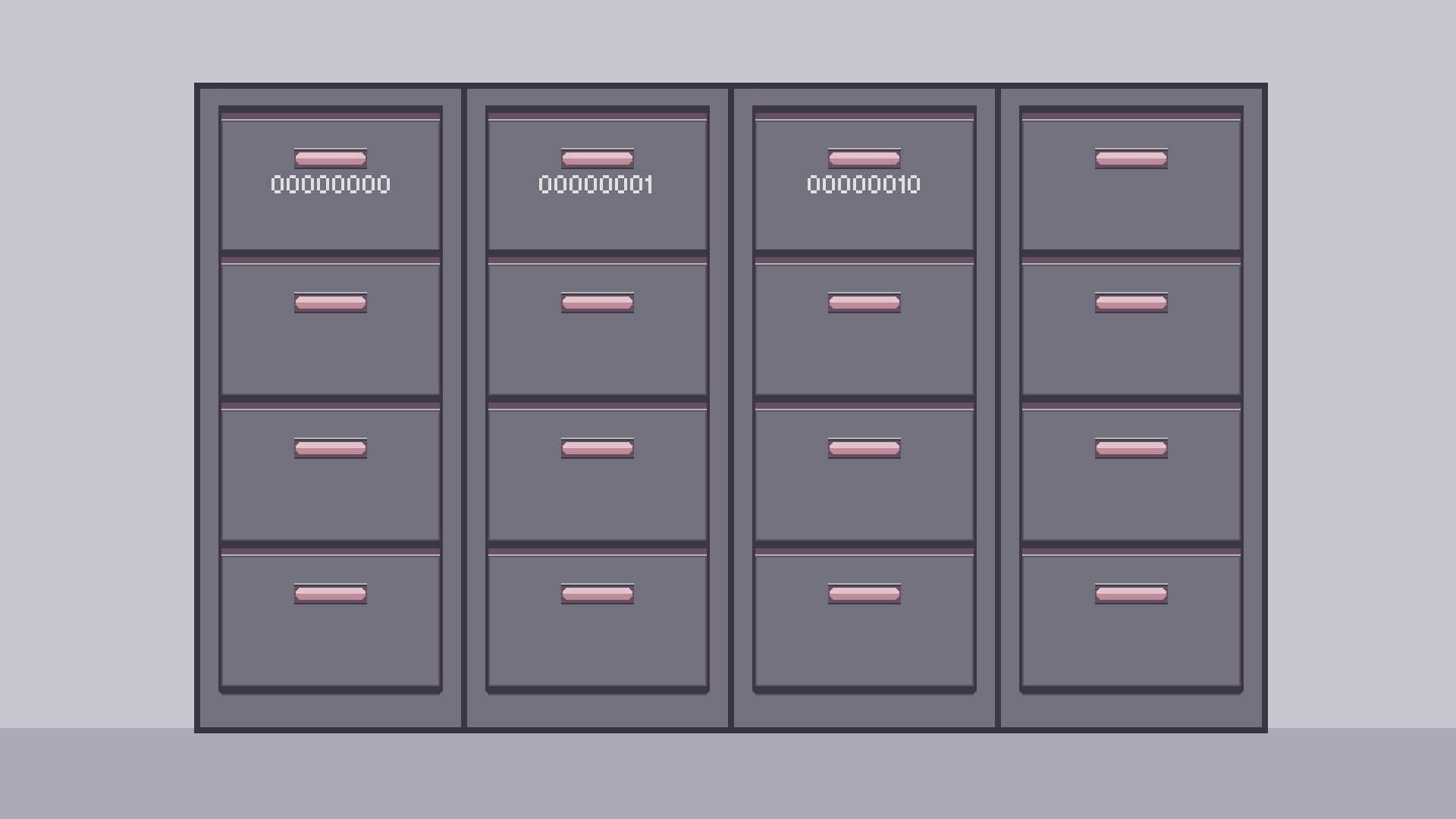 Organização ideal com dados em gavetas vizinhas